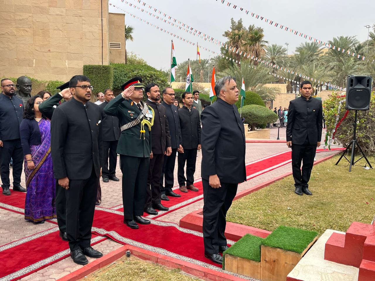 India’s Republic Day was celebrated with warmth and enthusiasm in Riyadh despite the cold weather